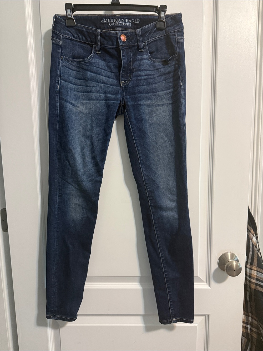 American Eagle Outfitters Navy Blue Women's Skinny Jeans